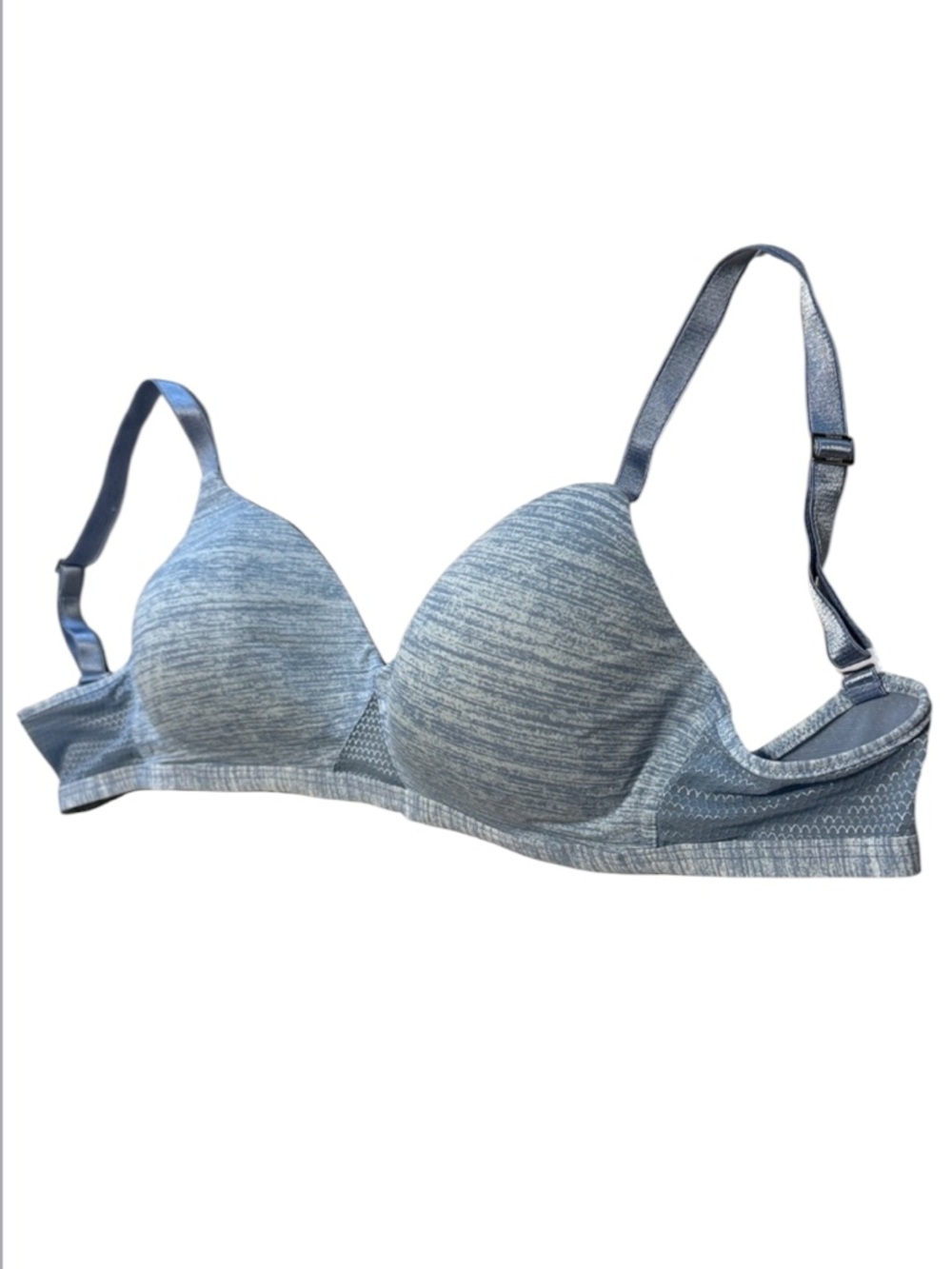 Hanes Heather Blue Women's Bra size M in excellent condition 
#145/3tt